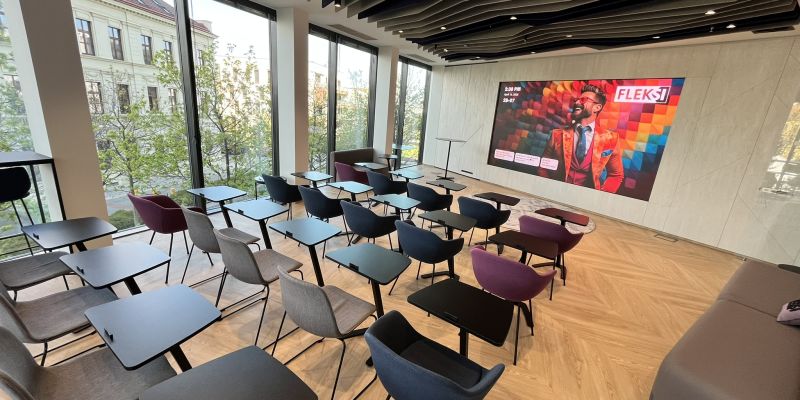 The Nest – školící a networkingový prostor FLEKSI Filadelfie