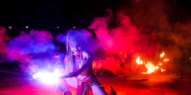 Aliatrix - visual entertainment agency - Ohnivé show