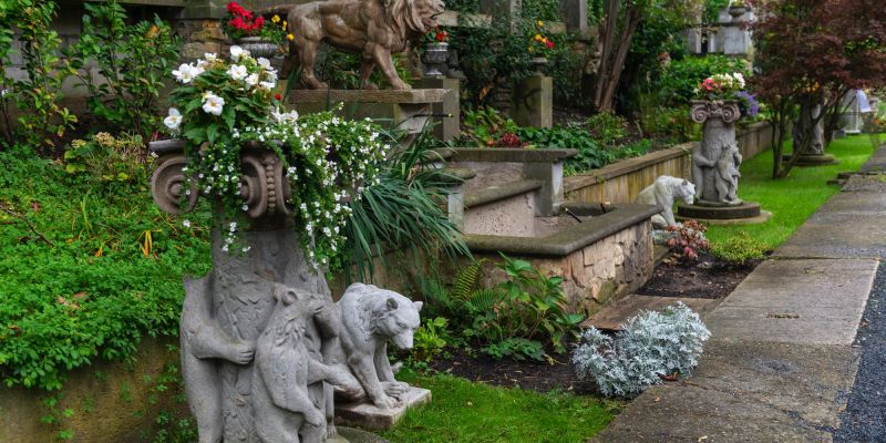 Umělecká zahrada v Praze Nuslích