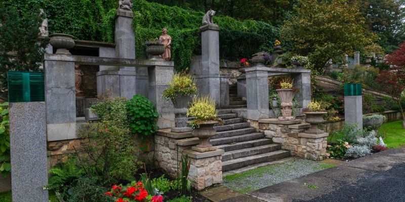 Umělecká zahrada v Praze Nuslích