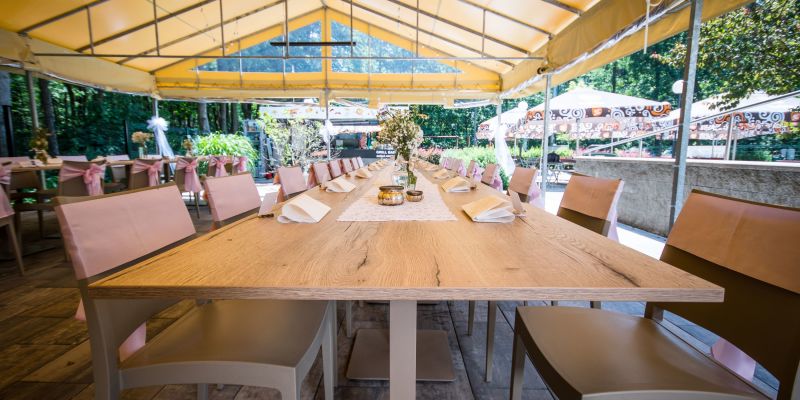 Restaurace a penzion Zděná bouda - Párty stan