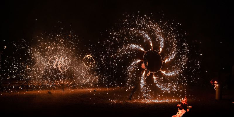 Efektní ohňová show - Efektní ohňová show