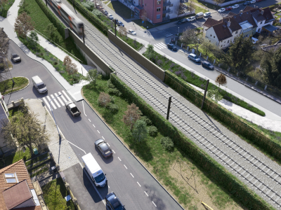 VEŘEJNÁ PREZENTACE K NOVÉMU (STAVEBNÍMU) ŘÍZENÍ TRATĚ  V ÚSEKU VELESLAVÍN – RUZYNĚ