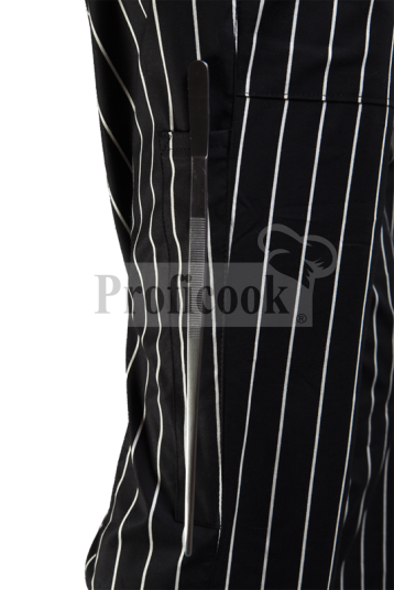 Black chef trousers with white string