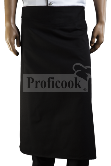 Waist apron black, white
