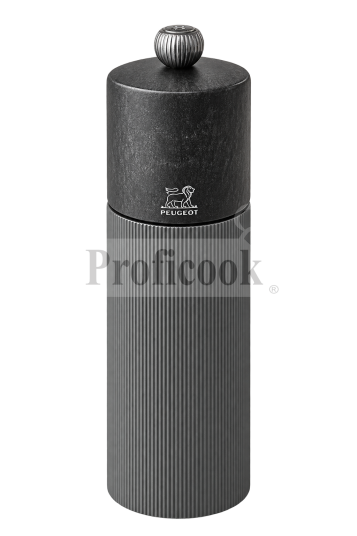Peugeot Line pepper mill, black, 18 cm