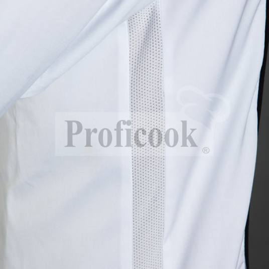 CHEF jacket white with side ventilation