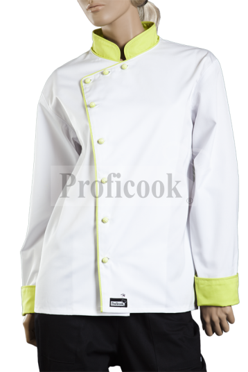 Single breasted chef jacket with buttons