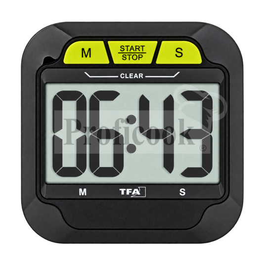 TFA digital timer and stopwatch with large digits