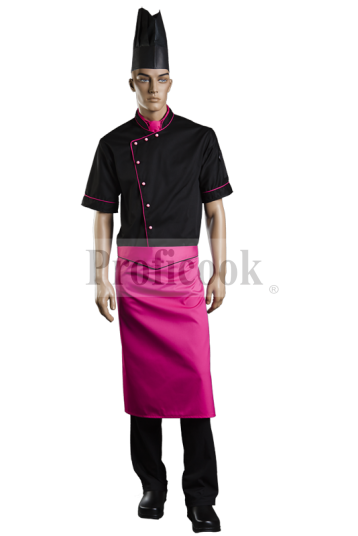 Single breasted chef jacket with buttons