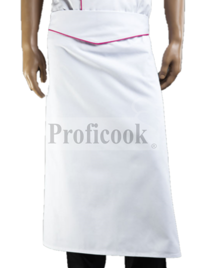 Apron with a decorative flap