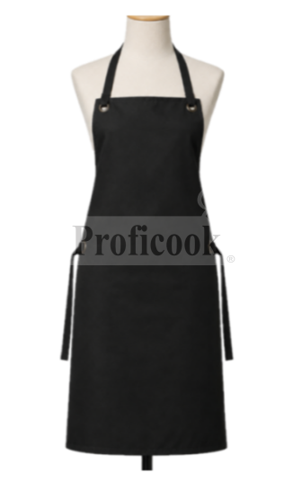Apron with drawstrings and metal rings