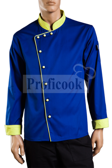 Single breasted chef jacket with buttons