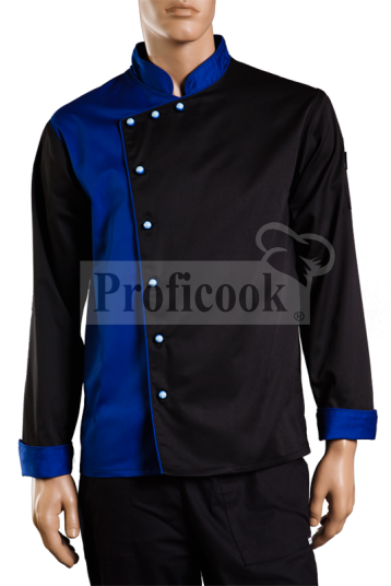 Single breasted chef jacket with buttons