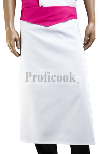 Apron with a decorative flap