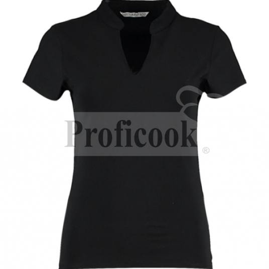 Women's mandarin collar T-shirt