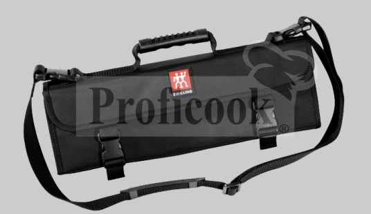 Knife case with strap for 7 knives, Zwilling