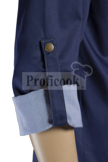 Denim chef jacket
