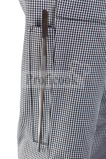 Chef trousers with small cubes