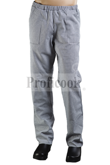 Chef trousers with small cubes
