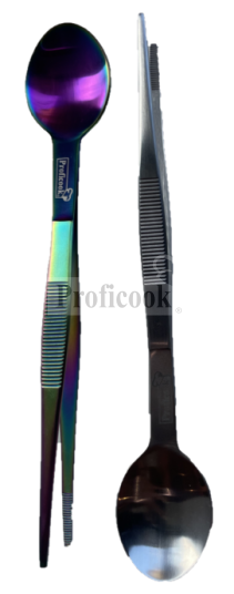 Tweezers and spoon 2 in 1