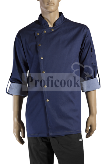 Denim chef jacket