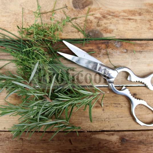 F. Dick folding kitchen scissors forged in a length of 20 cm