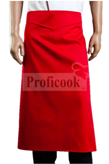 Apron with a decorative flap