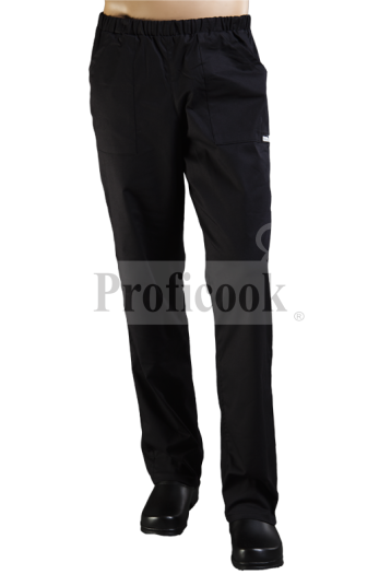 Black chef trousers