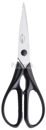 Pressed kitchen scissors in a length of 20 cm