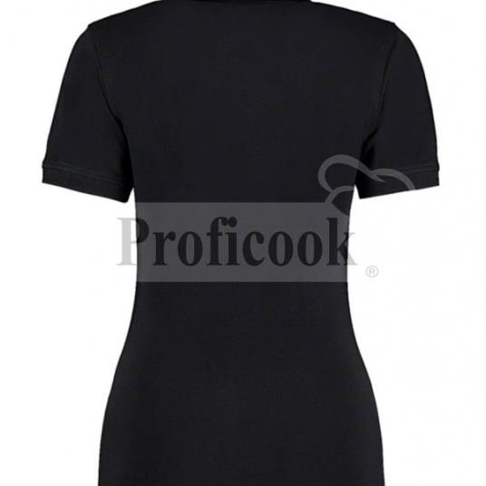 Women's V-neck polo shirt