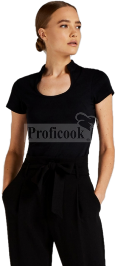 Round neckline top