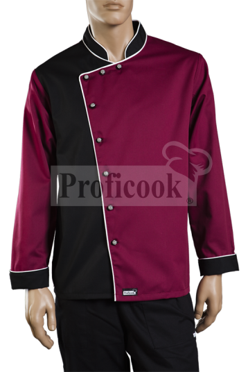 Single breasted chef jacket with buttons