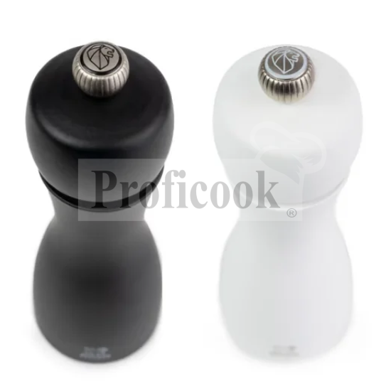 Peugeot Tahiti Zirlion Salt and Pepper Mill Set, Black/White, 20 cm
