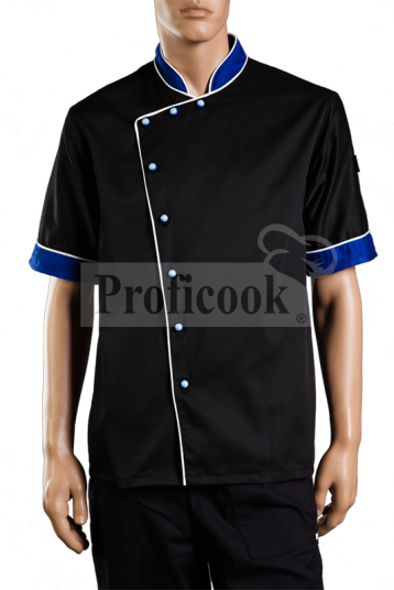 Single breasted chef jacket with buttons