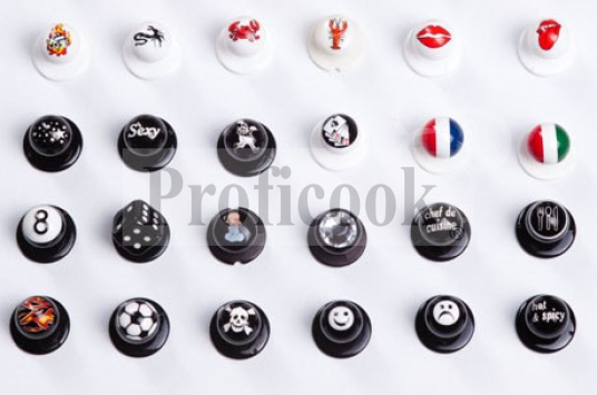 Button for chef jacket