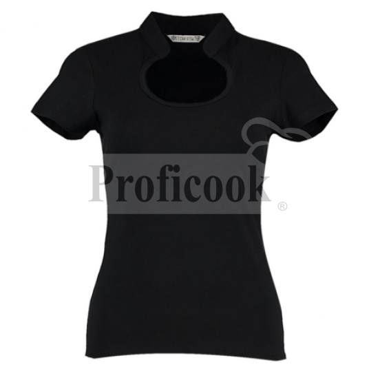 Round neckline top