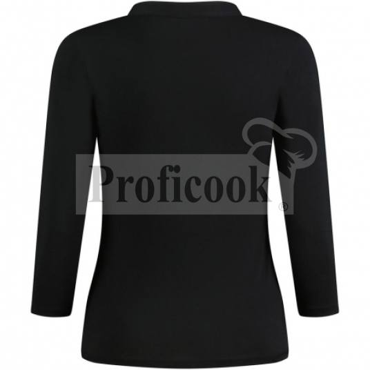 Women's 3/4-sleeve T-shirt with a mandarin collar