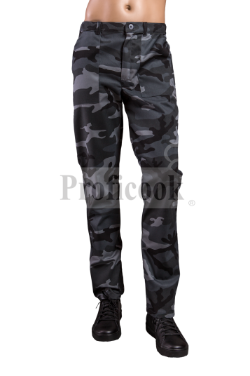 Army style chef trousers