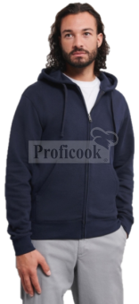 Men zipper sweatshirt with a hood