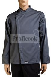 CHEF jacket dark grey with side ventilation