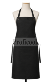 Apron with drawstrings and metal rings