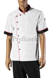 Single breasted chef jacket with buttons