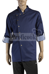 Denim chef jacket