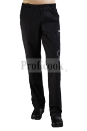 Black chef trousers