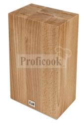 KAI Cube knife block 5 pieces, beech