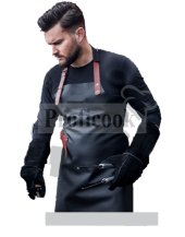 BOVINE men's leather apron