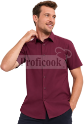 Russell men’s shirt with elastane, short sleeves